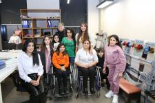 Vice-President of Heydar Aliyev Foundation Leyla Aliyeva visits DOST Center for Inclusive Development and Creativity (PHOTO)