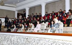 First Lady of Azerbaijan Mehriban Aliyeva watches "Lazgi" ballet in Samarkand (PHOTO/VIDEO)