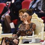 First Lady of Azerbaijan Mehriban Aliyeva watches "Lazgi" ballet in Samarkand (PHOTO/VIDEO)