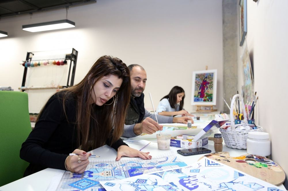 Vice-President of Heydar Aliyev Foundation Leyla Aliyeva visits DOST Center for Inclusive Development and Creativity (PHOTO)