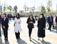 First Lady of Azerbaijan Mehriban Aliyeva visits "Eternal City" historical and ethnographic complex (PHOTO/VIDEO)