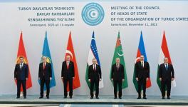 President Ilham Aliyev attending 9th Summit of Organization of Turkic States in Samarkand (PHOTO/VIDEO)