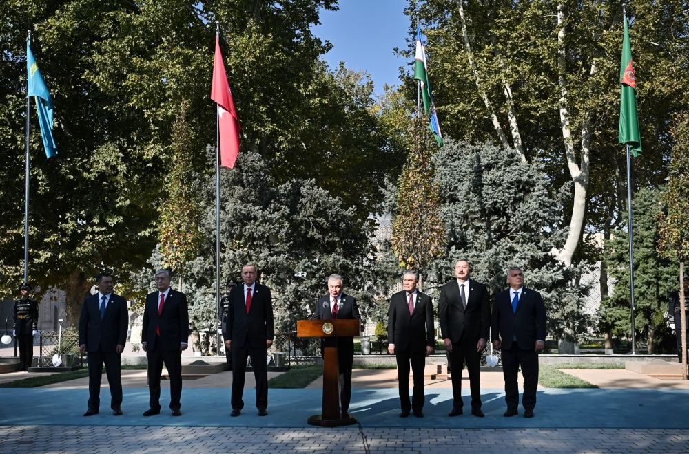 Azerbaijani President Ilham Aliyev participates in tree planting ceremony in Samarkand (PHOTO/VIDEO)