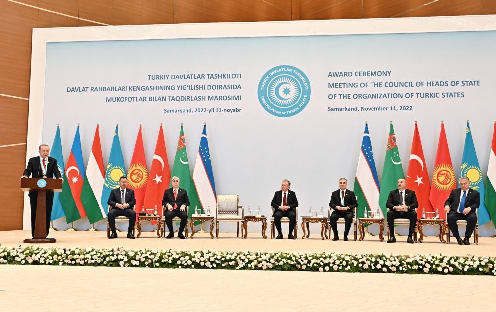 President Ilham Aliyev attending 9th Summit of Organization of Turkic States in Samarkand (PHOTO/VIDEO)
