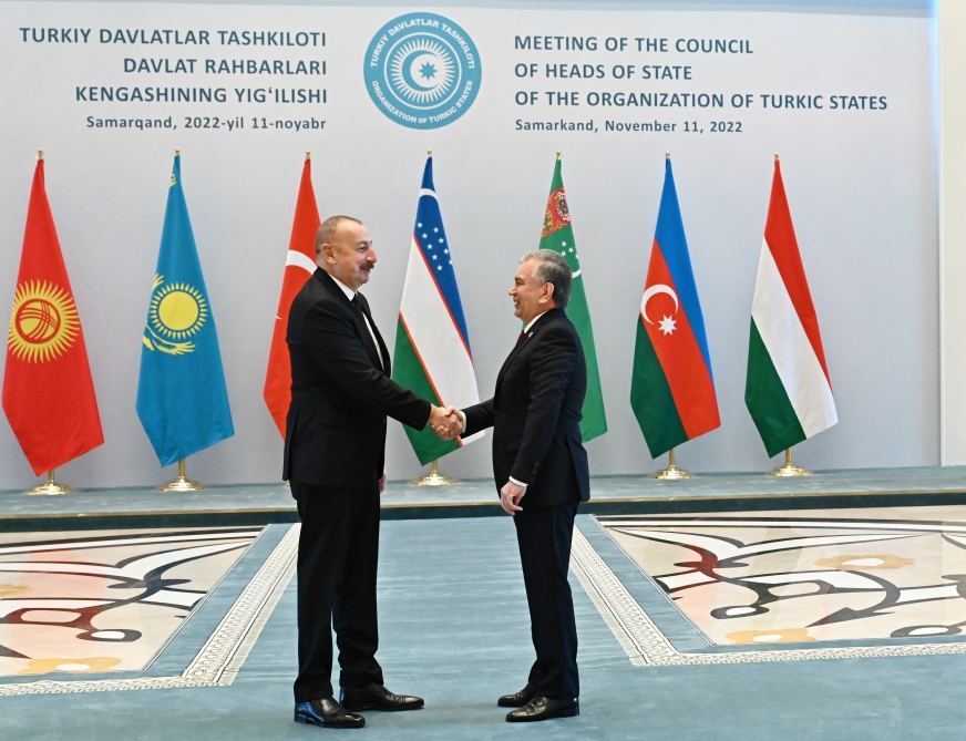President Ilham Aliyev attending 9th Summit of Organization of Turkic States in Samarkand (PHOTO/VIDEO)