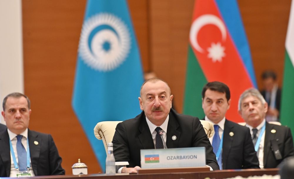 President Ilham Aliyev attending 9th Summit of Organization of Turkic States in Samarkand (PHOTO/VIDEO)