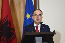 Azerbaijani, Albanian presidents make press statements (PHOTO/VIDEO)