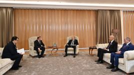 President Ilham Aliyev receives chairman of Executive Committee of Liberal Democratic Party of Uzbekistan (PHOTO)