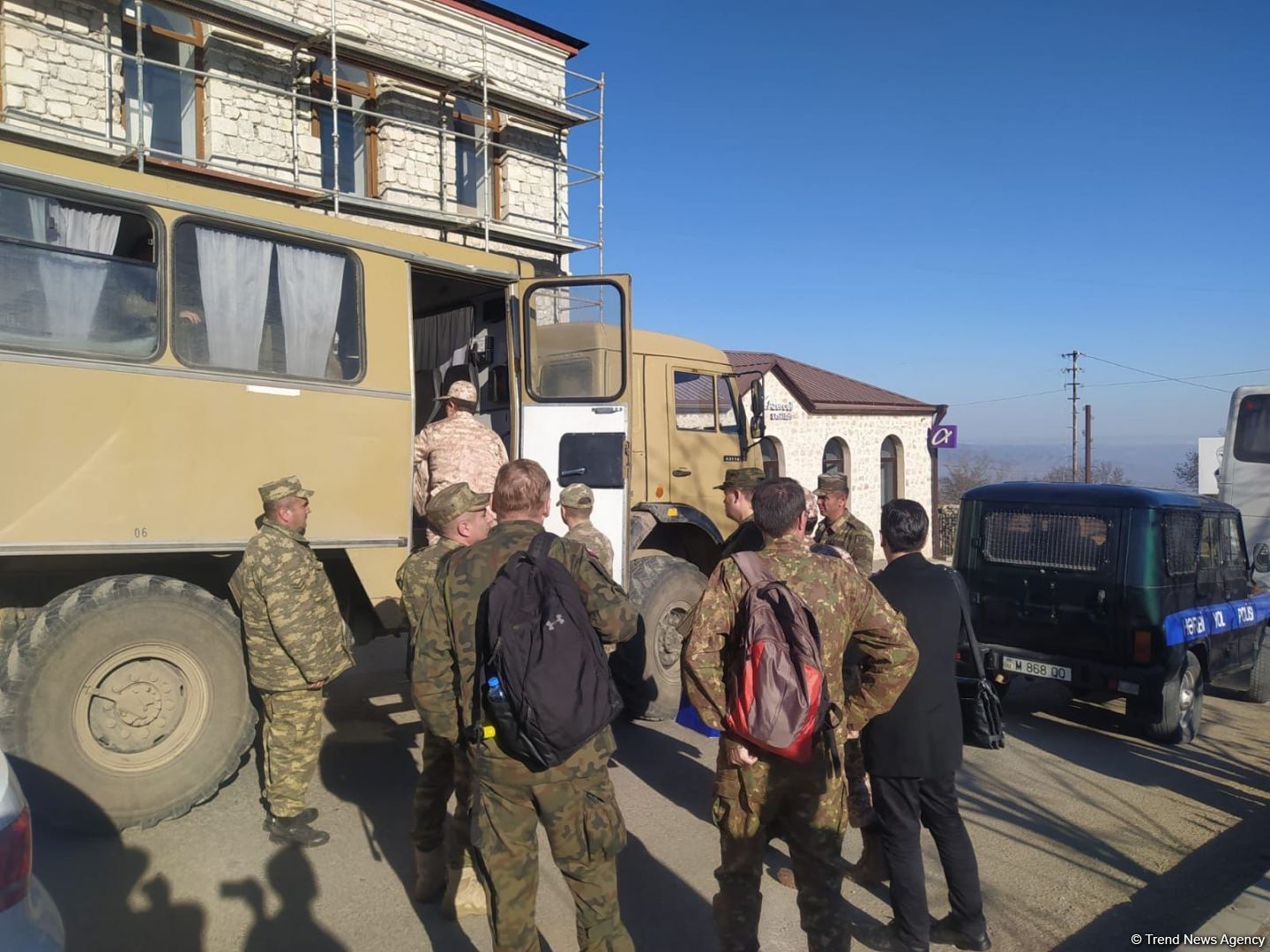 Military attaches in Azerbaijan to inspect minefield set up by Armenia in Lachin (PHOTO)