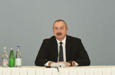 Baku hosted international conference under the motto “Along the Middle Corridor: Geopolitics, Security and Economy”, President Ilham Aliyev attended the conference (PHOTO/VIDEO)