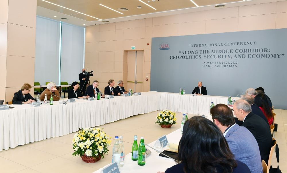 Baku hosted international conference under the motto “Along the Middle Corridor: Geopolitics, Security and Economy”, President Ilham Aliyev attended the conference (PHOTO/VIDEO)
