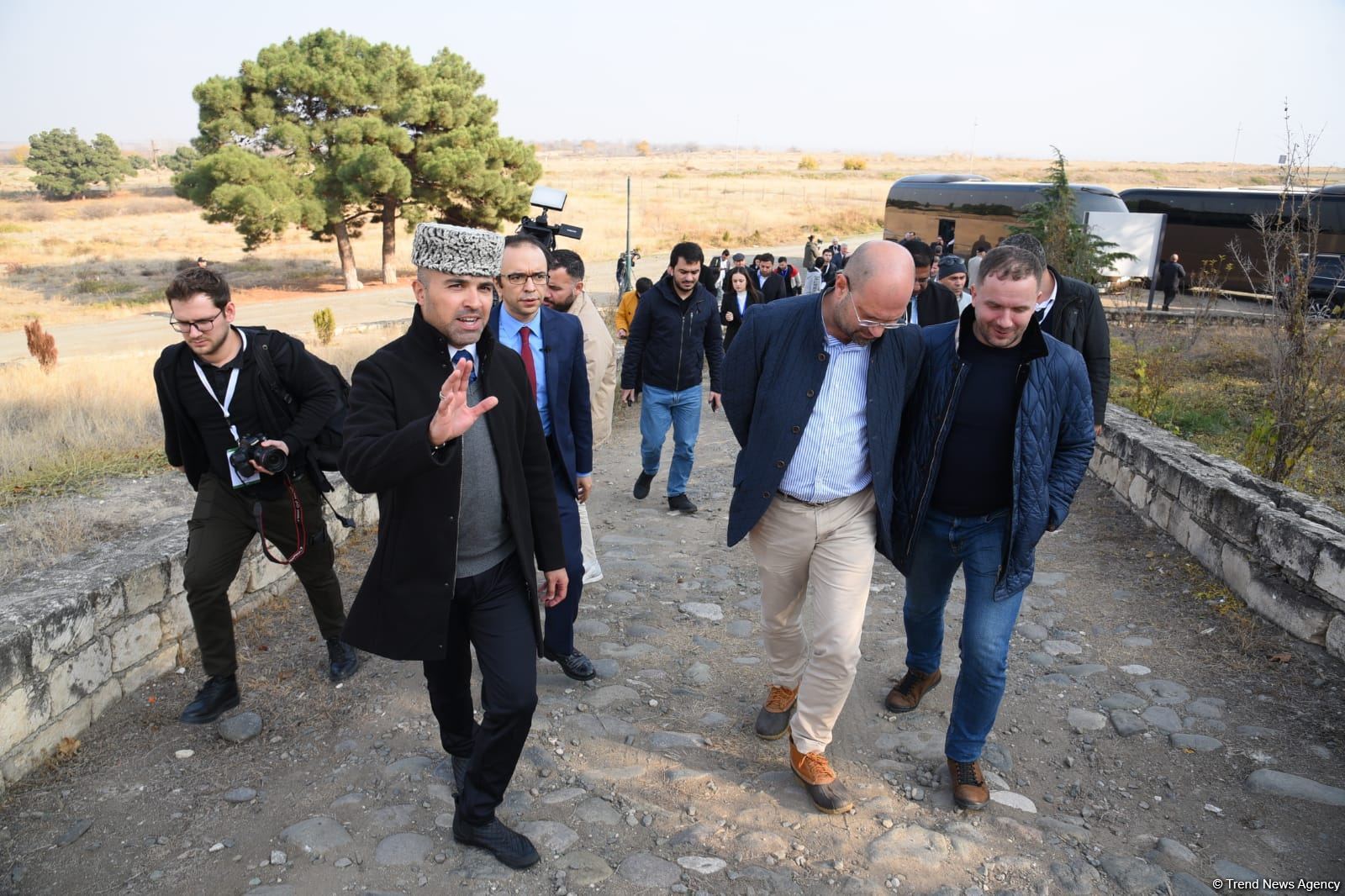 Participants of Baku international conference visit liberated Aghdam (PHOTO)