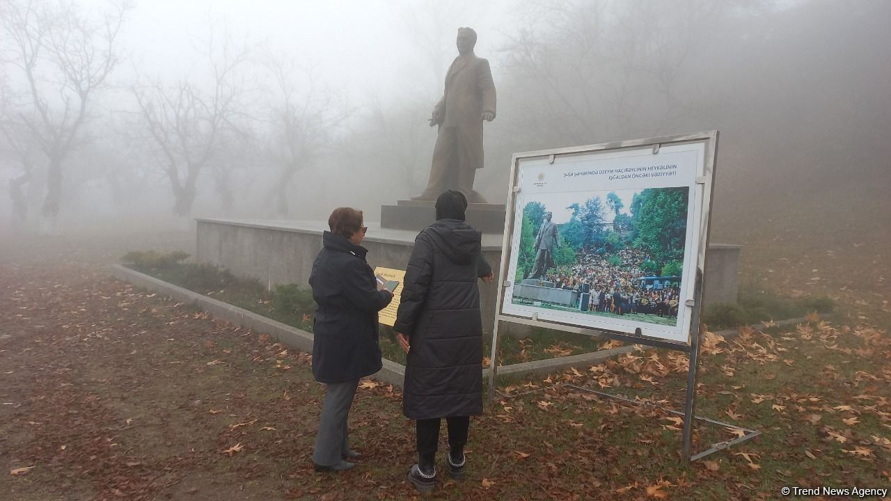 Azerbaijani researchers from Iran visit Shusha (PHOTO)