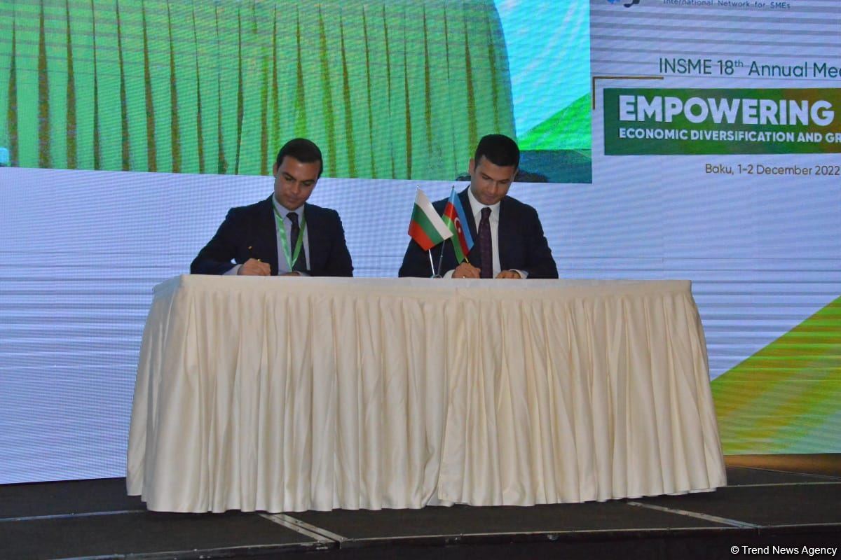 Azerbaijan's SMBDA, Bulgaria's SME Promotion Agency sign MoU (PHOTO)