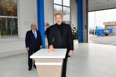 President Ilham Aliyev attends opening of cascade of 'Oghuz' small hydro power plants (PHOTO/VIDEO)