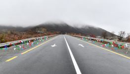 President Ilham Aliyev attends inauguration of Oguz-Shaki highway after reconstruction (PHOTO/VIDEO)