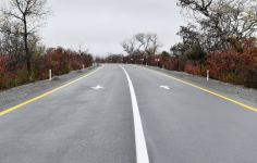 President Ilham Aliyev attends inauguration of Oguz-Shaki highway after reconstruction (PHOTO/VIDEO)