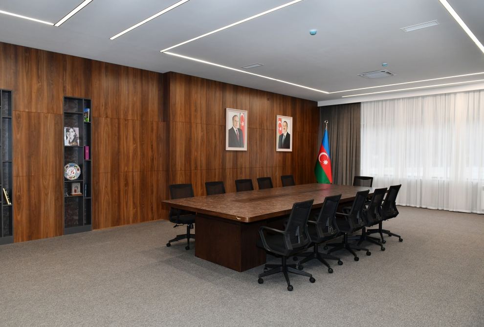 President Ilham Aliyev, First Lady Mehriban Aliyeva view conditions created in new administrative building of Shaki City Executive Authority (PHOTO/VIDEO)
