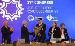 Azerbaijani minister re-elected president of European Gymnastics (PHOTO)