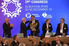 Azerbaijani minister re-elected president of European Gymnastics (PHOTO)