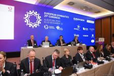 Azerbaijani minister re-elected president of European Gymnastics (PHOTO)