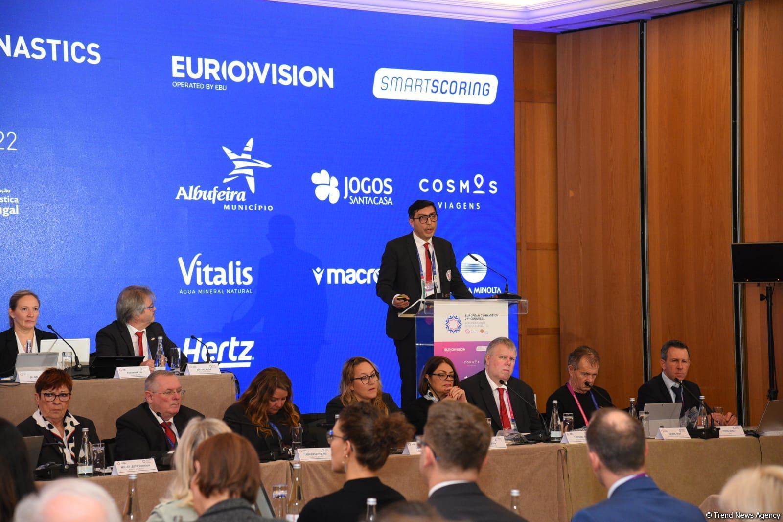 Azerbaijani minister re-elected president of European Gymnastics (PHOTO)
