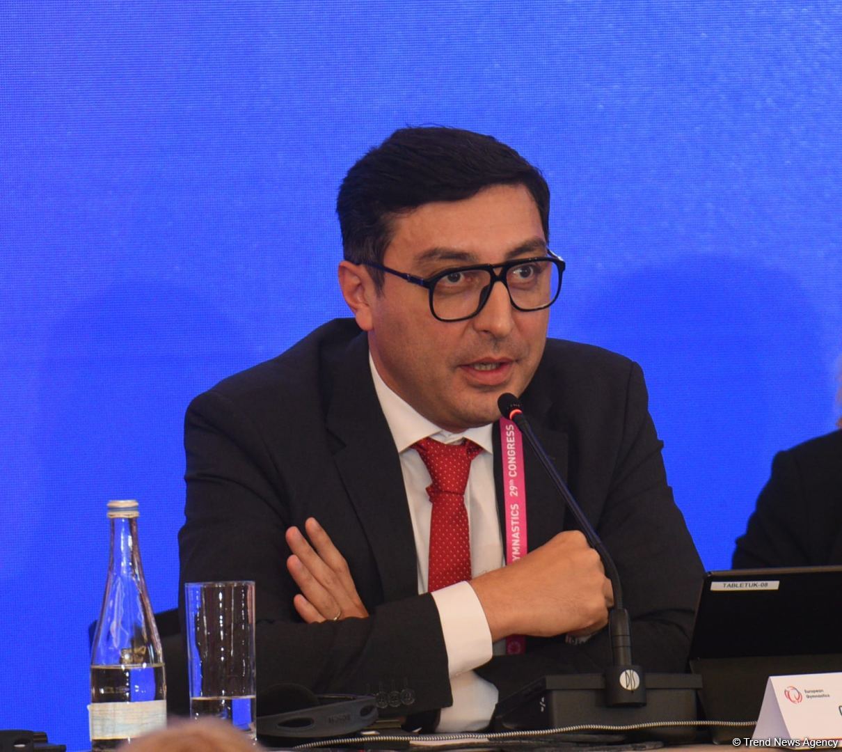 Azerbaijani minister re-elected president of European Gymnastics (PHOTO)