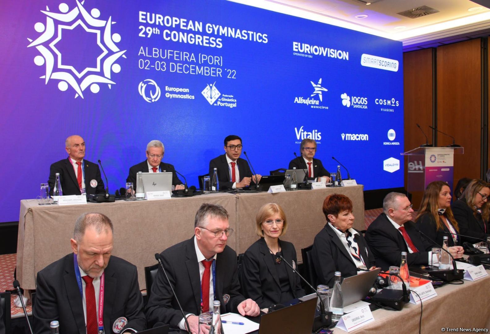 Azerbaijani minister re-elected president of European Gymnastics (PHOTO)