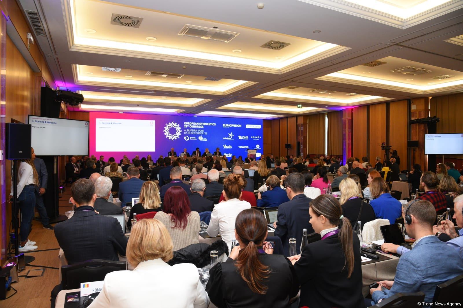 Azerbaijani minister re-elected president of European Gymnastics (PHOTO)