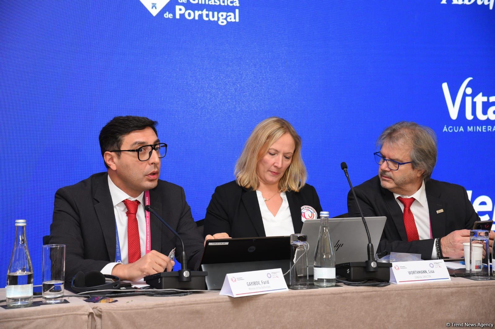 Azerbaijani minister re-elected president of European Gymnastics (PHOTO)
