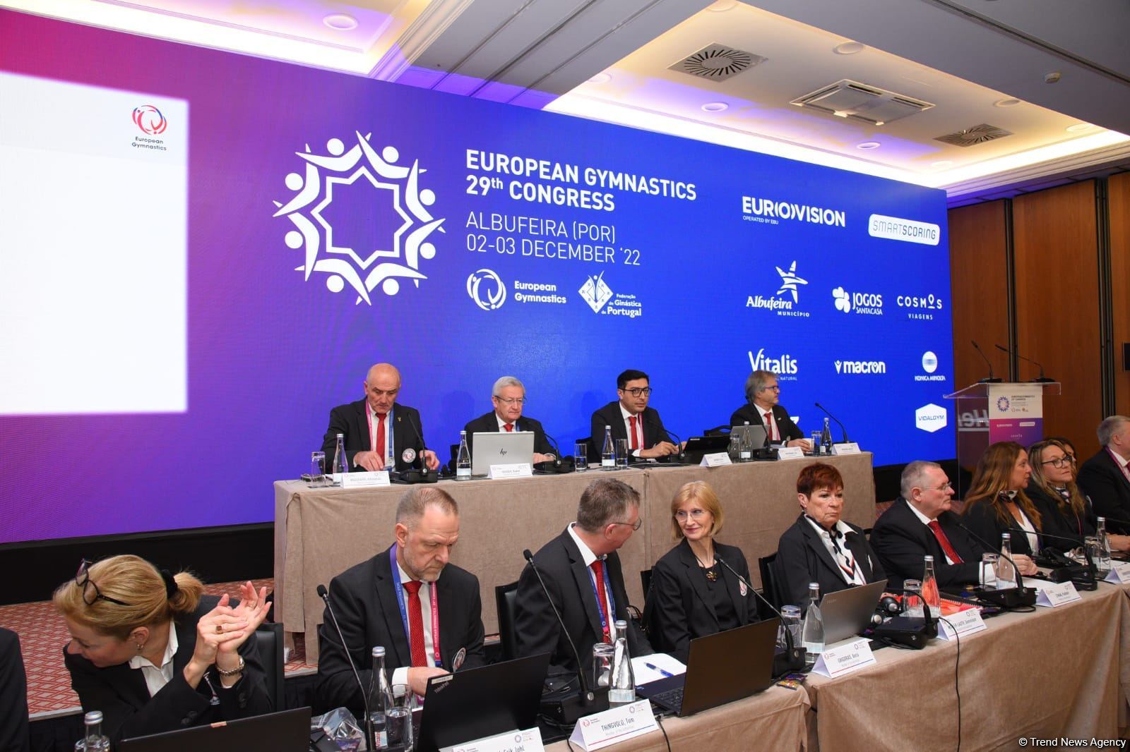 Azerbaijani minister re-elected president of European Gymnastics (PHOTO)