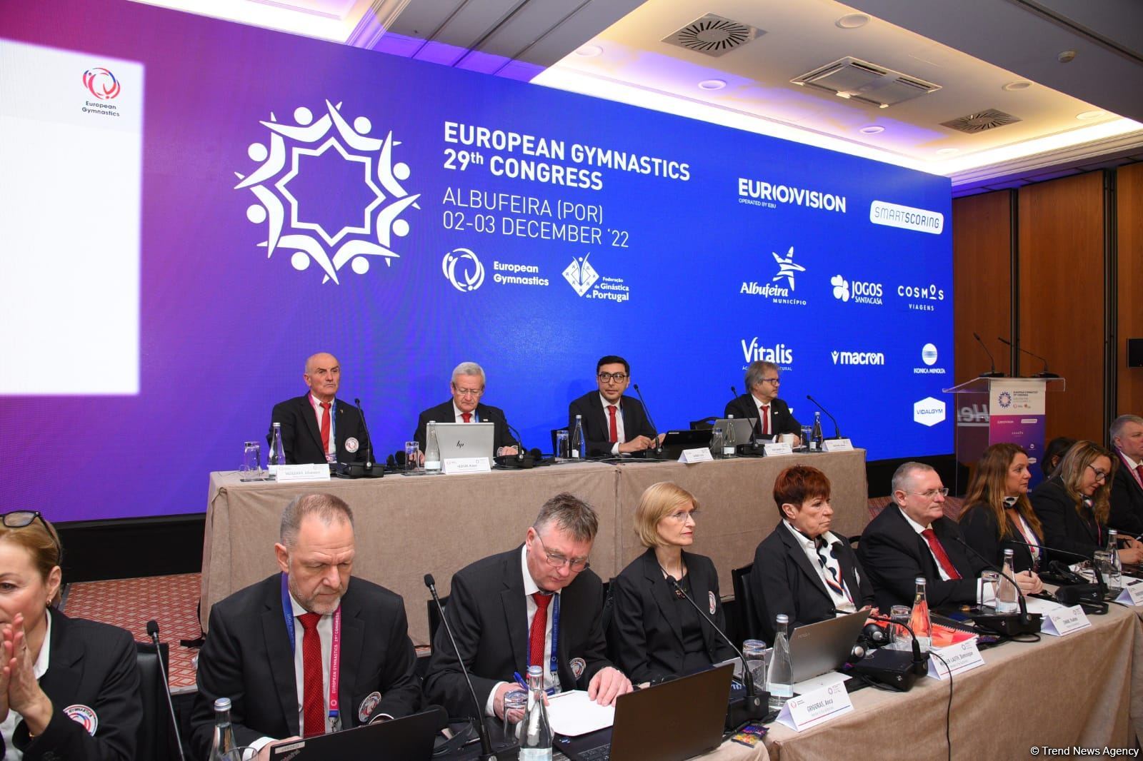 Azerbaijani minister re-elected president of European Gymnastics (PHOTO)
