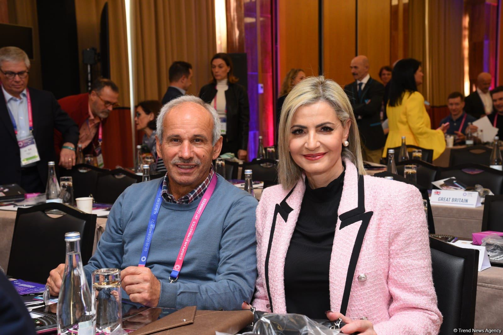Azerbaijani minister re-elected president of European Gymnastics (PHOTO)