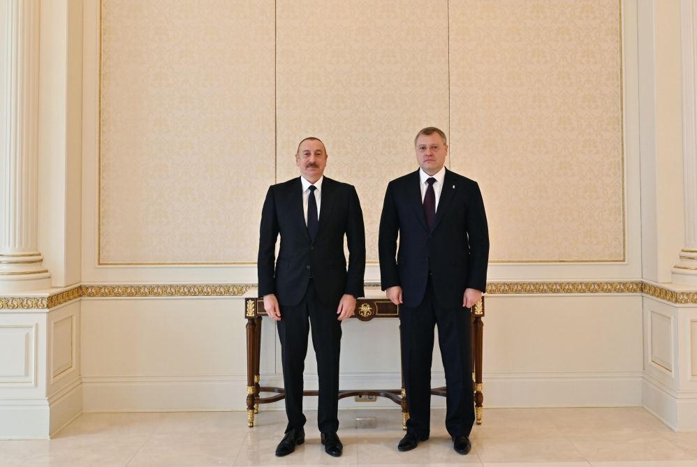 President Ilham Aliyev receives Governor of Russia's Astrakhan Oblast (PHOTO/VIDEO)