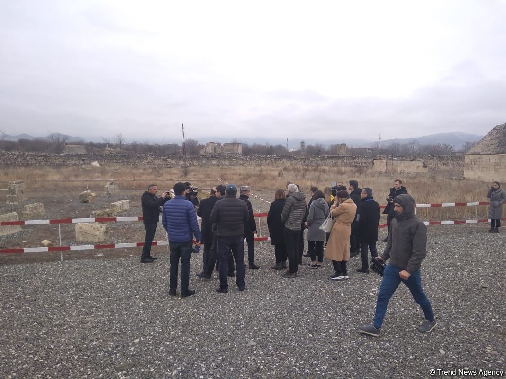 ICOMOS leadership, foreign cultural heritage experts visit Azerbaijan's Karabakh (PHOTO)