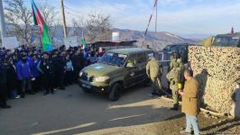 Supply vehicles of Russian peacekeepers pass freely along Azerbaijan's Lachin road (PHOTO/VIDEO)