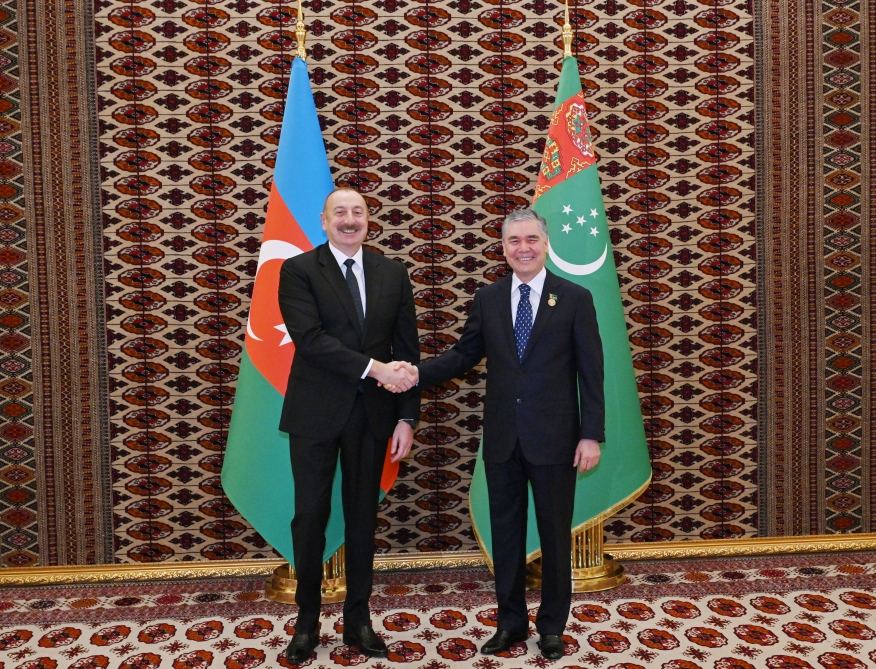 President Ilham Aliyev met with chairman of Halk Maslakhaty of Milli Gengesh of Turkmenistan (PHOTO/VIDEO)
