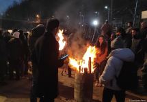 Peaceful rally of Azerbaijanis in zone of temporary responsibility of peacekeepers (PHOTO)