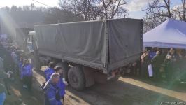 Peacekeepers' supply vehicles pass unhindered along  Lachin road (PHOTO/VIDEO)