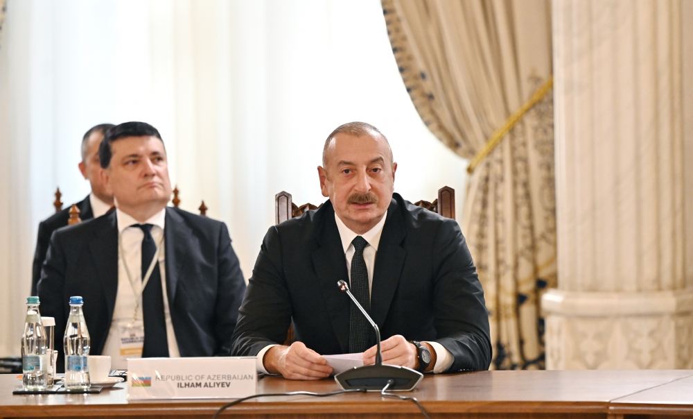 President Ilham Aliyev takes part in plenary session dedicated to signing of Agreement on strategic partnership in field of development and transfer of green energy (PHOTO/VIDEO)