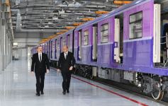 President Ilham Aliyev attends opening of Khojasan electric depot and Khojasan station of Baku Metro (PHOTO)