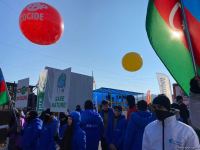 Number of supporters of peaceful rally on Azerbaijan's Lachin road growing (PHOTO)