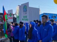 Number of supporters of peaceful rally on Azerbaijan's Lachin road growing (PHOTO)