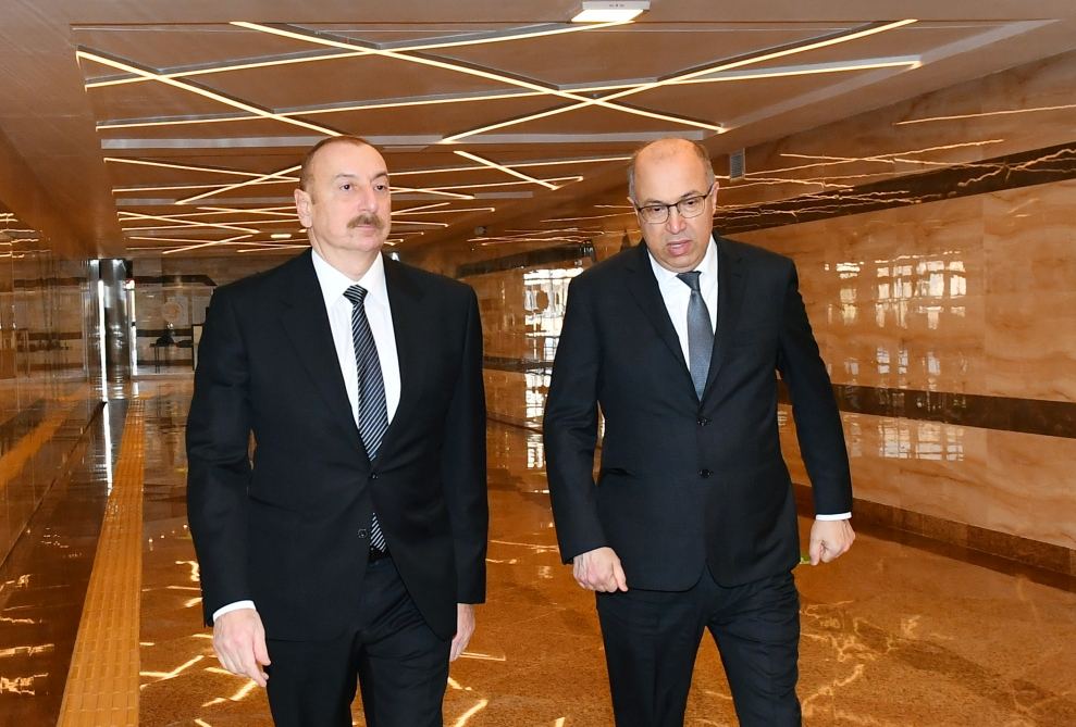 President Ilham Aliyev attends opening of Khojasan electric depot and Khojasan station of Baku Metro (PHOTO)