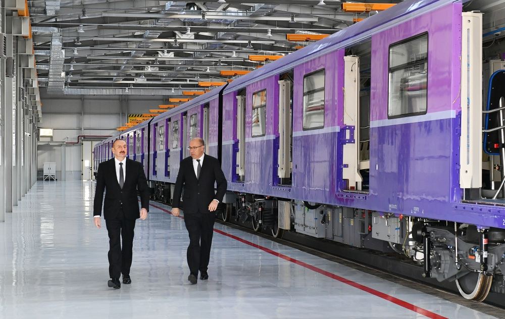 President Ilham Aliyev attends opening of Khojasan electric depot and Khojasan station of Baku Metro (PHOTO)