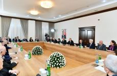 President Ilham Aliyev views conditions created at administrative building of Western Azerbaijan Community (PHOTO/VIDEO)