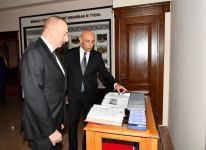 President Ilham Aliyev views conditions created at administrative building of Western Azerbaijan Community (PHOTO/VIDEO)