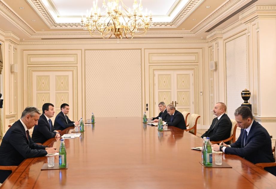 President Ilham Aliyev receives Uzbekistan's deputy PM