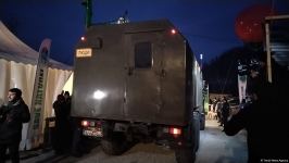More supply vehicles of Russian peacekeepers pass through Azerbaijan's Lachin road (PHOTO/VIDEO)
