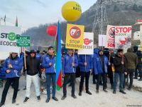 Another Armenian lie exposed: Peaceful protest rally on Azerbaijan's Lachin-Khankandi road continues (PHOTO)